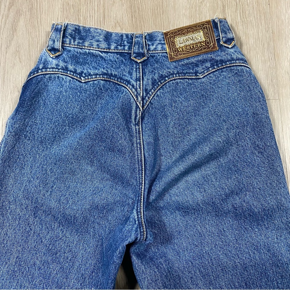 Vintage Lawman Western Women's Bareback Jeans Slim Fit Size 24x30 Hi Rise size 3